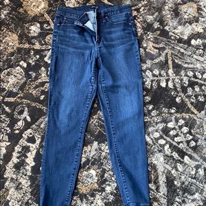 Jcrew 10 inch high rise toothpick jeans